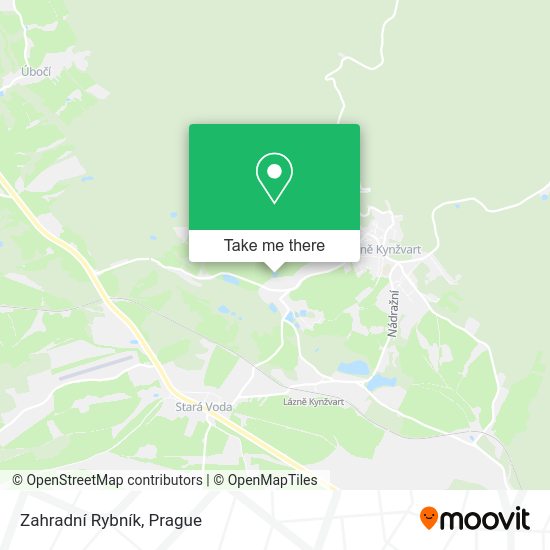 Zahradní Rybník map