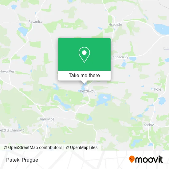Карта Pátek