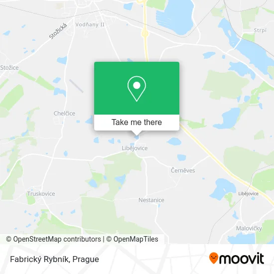 Fabrický Rybník map