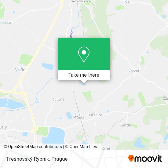 Třešňovský Rybník map