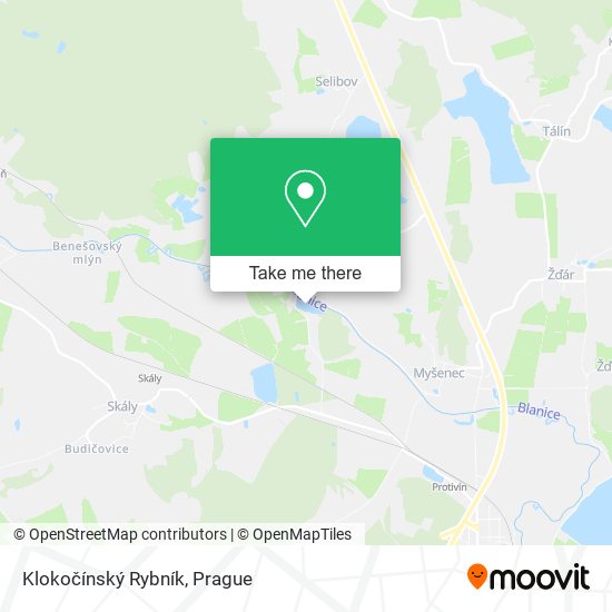 Klokočínský Rybník map