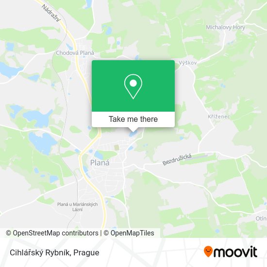 Cihlářský Rybník map