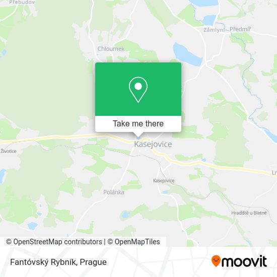 Fantóvský Rybník map