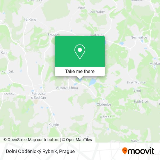Dolní Obděnický Rybník map