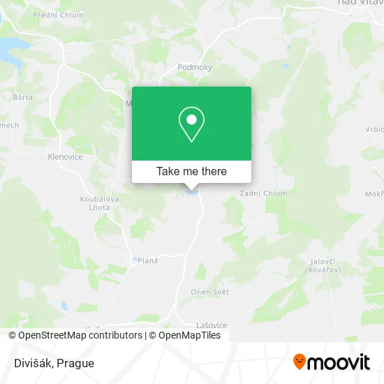 Карта Divišák