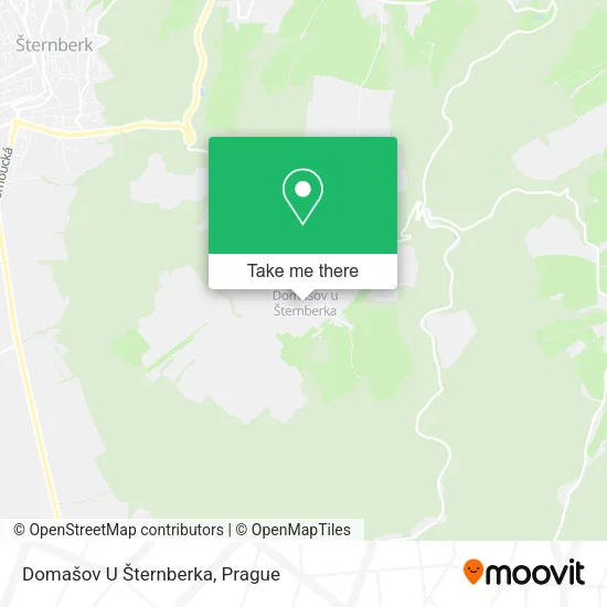 Карта Domašov U Šternberka