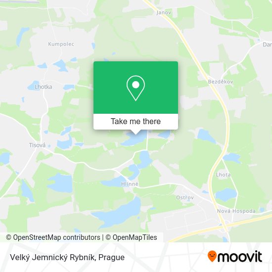 Velký Jemnický Rybník map