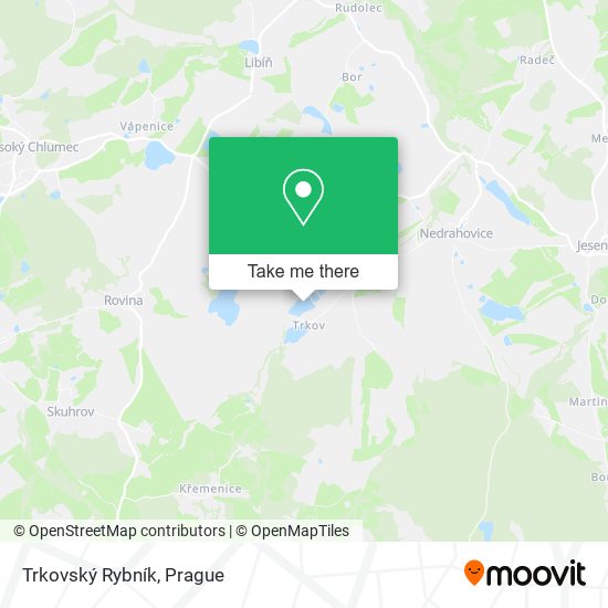 Trkovský Rybník map