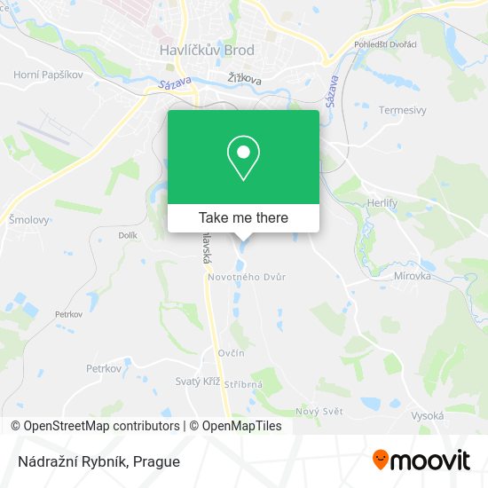 Nádražní Rybník map