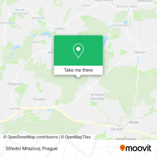 Карта Střední Mrazový