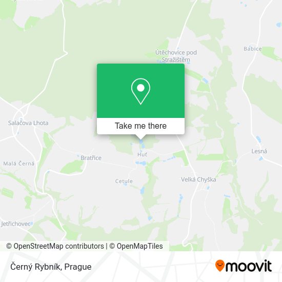 Černý Rybník map