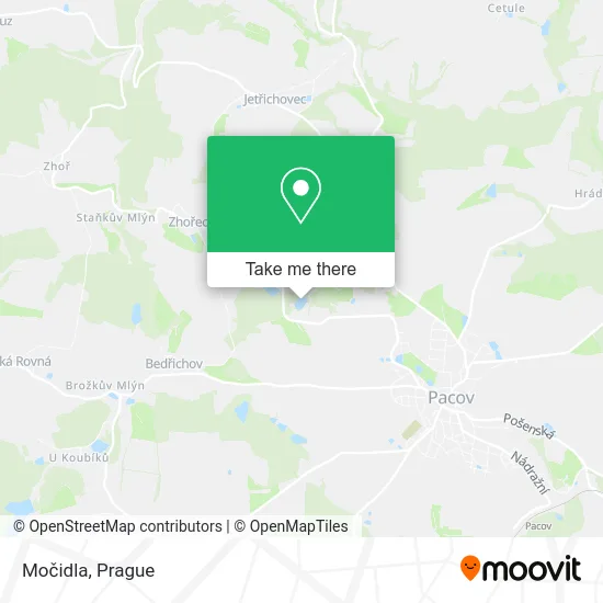 Карта Močidla
