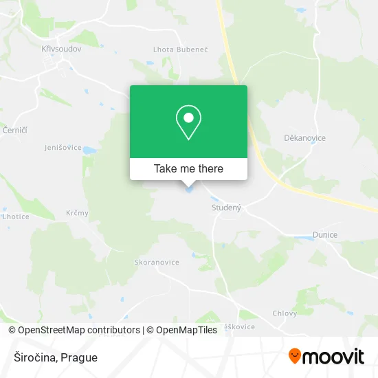 Карта Širočina