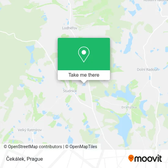 Карта Čekálek