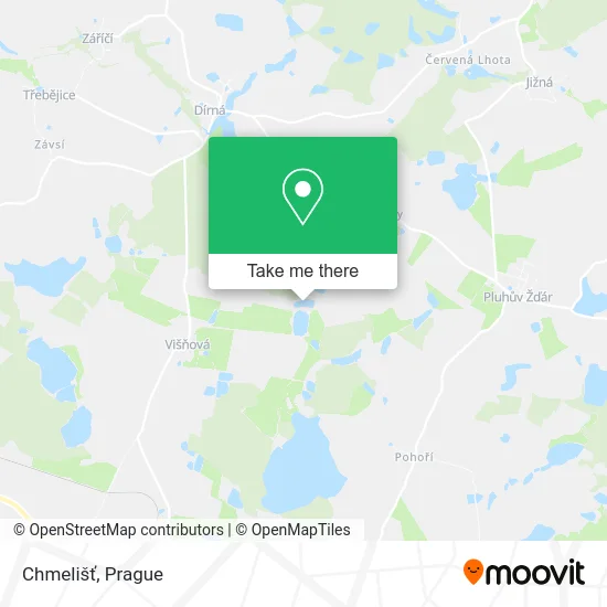 Карта Chmelišť