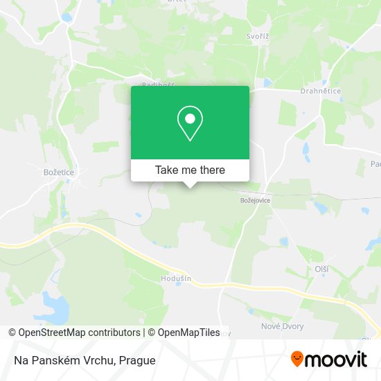 Карта Na Panském Vrchu