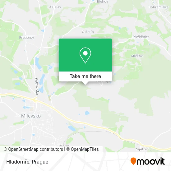 Карта Hladomře