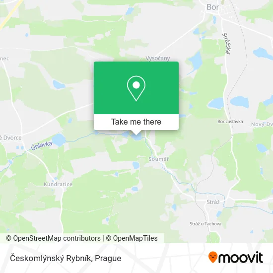 Českomlýnský Rybník map
