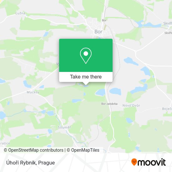 Úhoří Rybník map