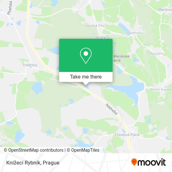 Knížecí Rybník map