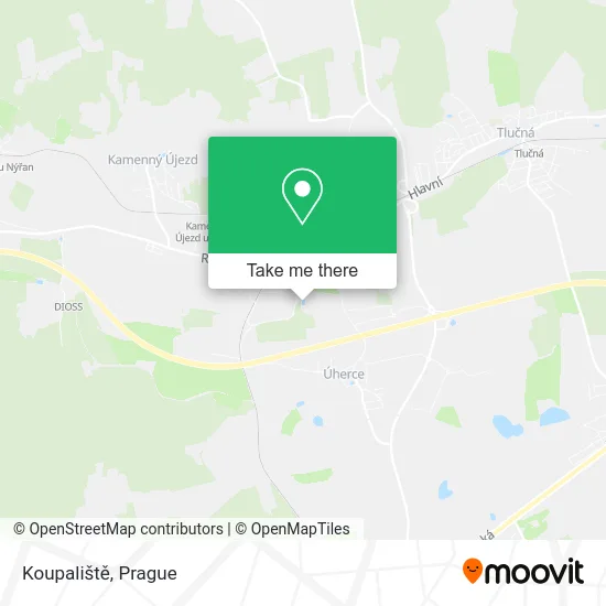 Карта Koupaliště
