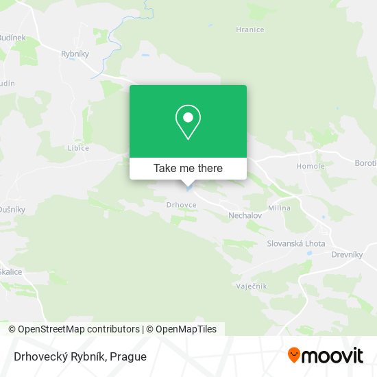 Drhovecký Rybník map