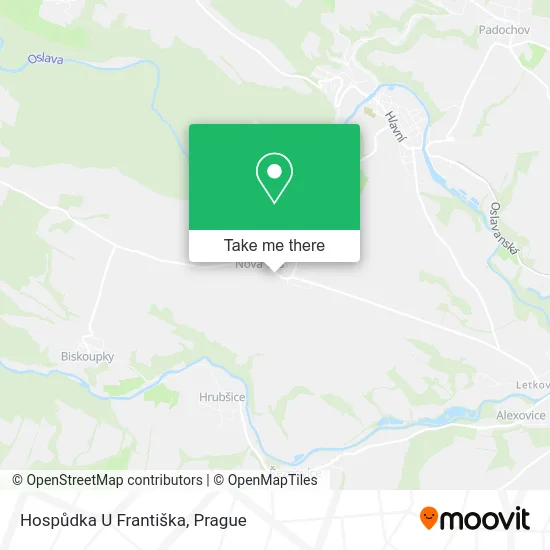 Карта Hospůdka U Františka