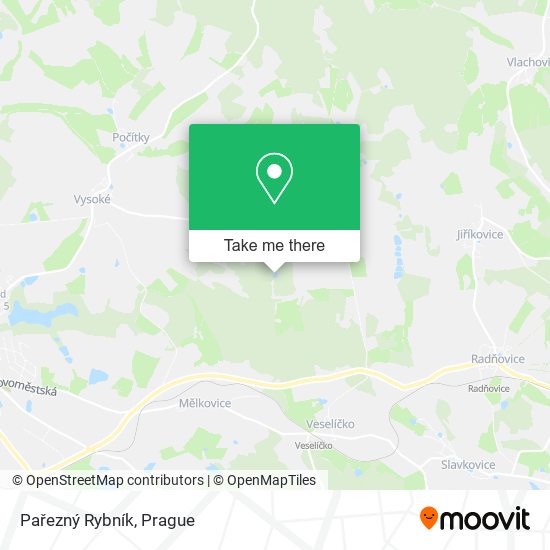Pařezný Rybník map