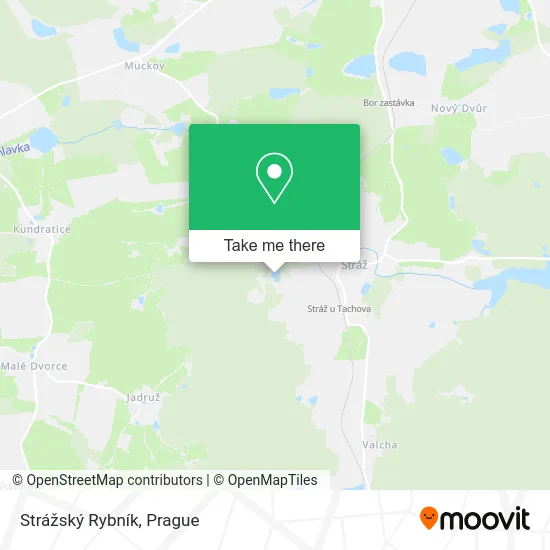 Strážský Rybník map