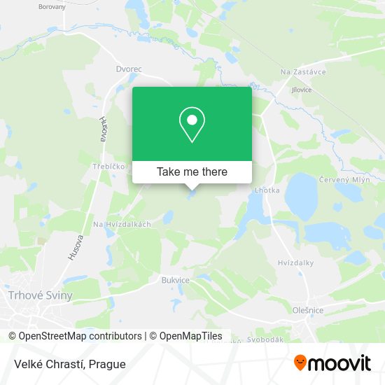 Velké Chrastí map
