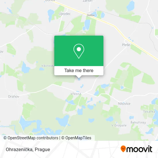 Карта Ohrazenička