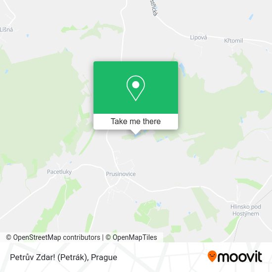 Petrův Zdar! (Petrák) map