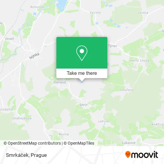 Карта Smrkáček