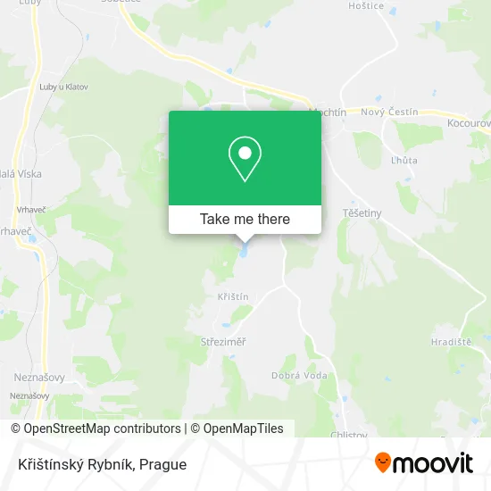 Křištínský Rybník map
