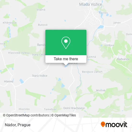 Карта Nádor