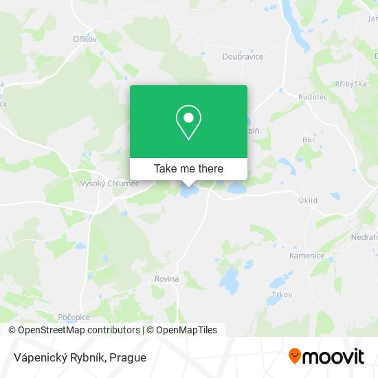 Vápenický Rybník map