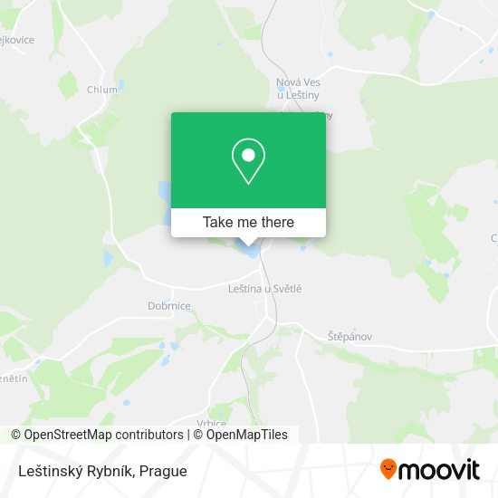 Leštinský Rybník map