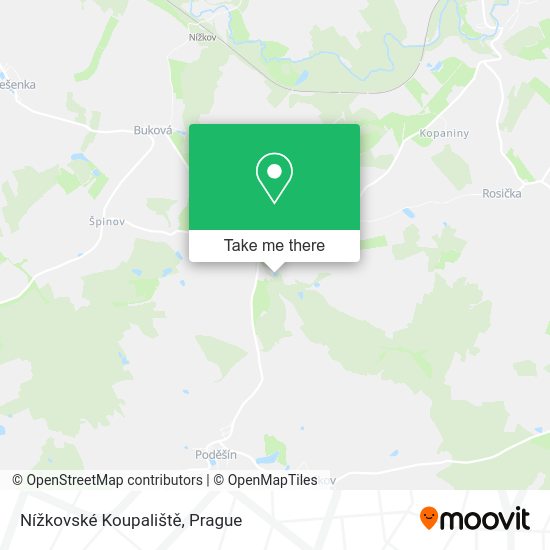 Nížkovské Koupaliště map