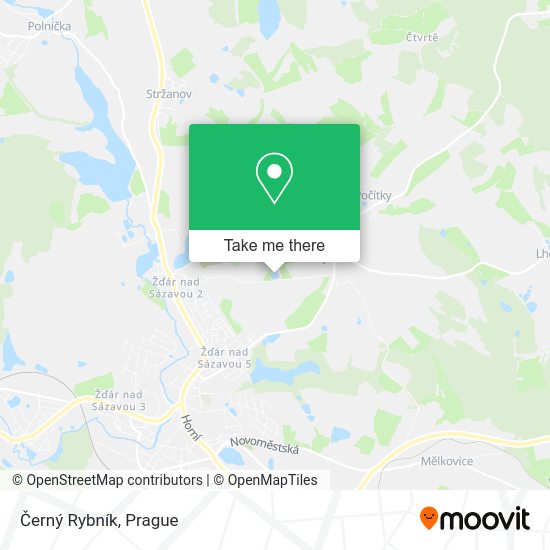 Černý Rybník map