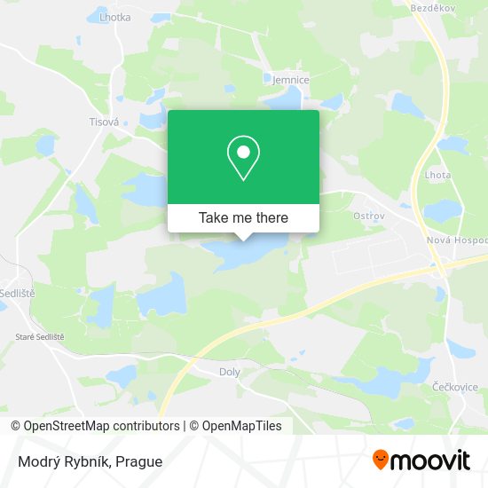 Modrý Rybník map