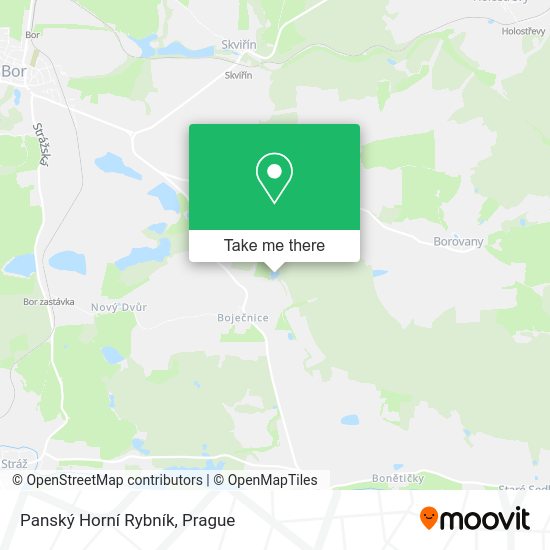 Panský Horní Rybník map