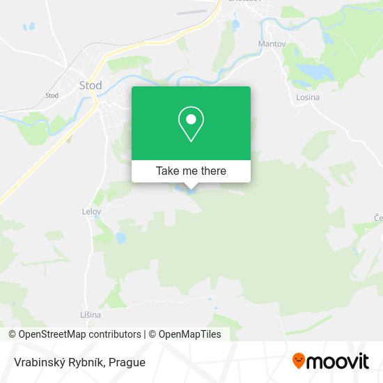 Vrabinský Rybník map