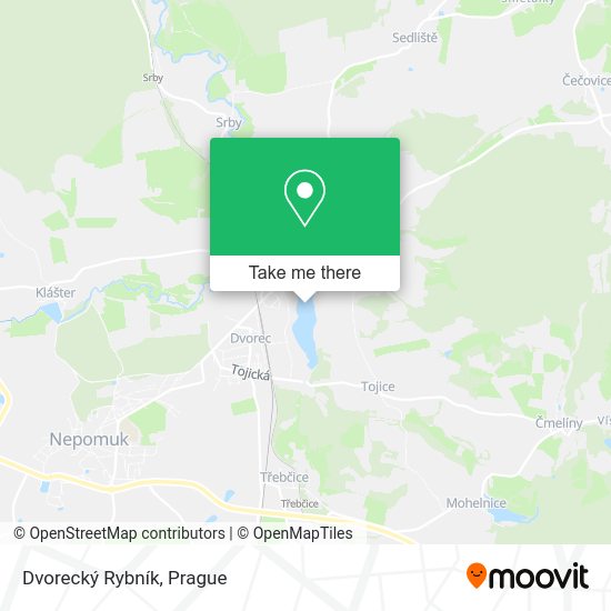 Dvorecký Rybník map