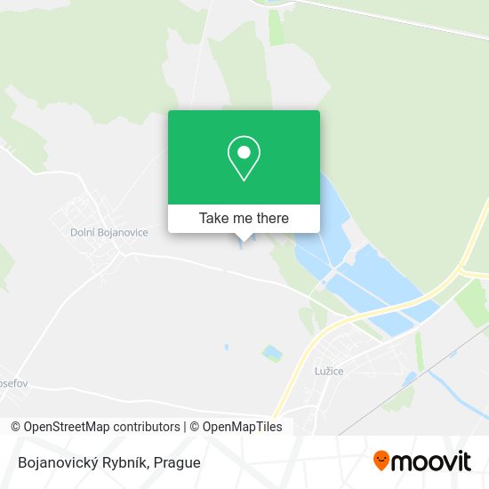 Bojanovický Rybník map