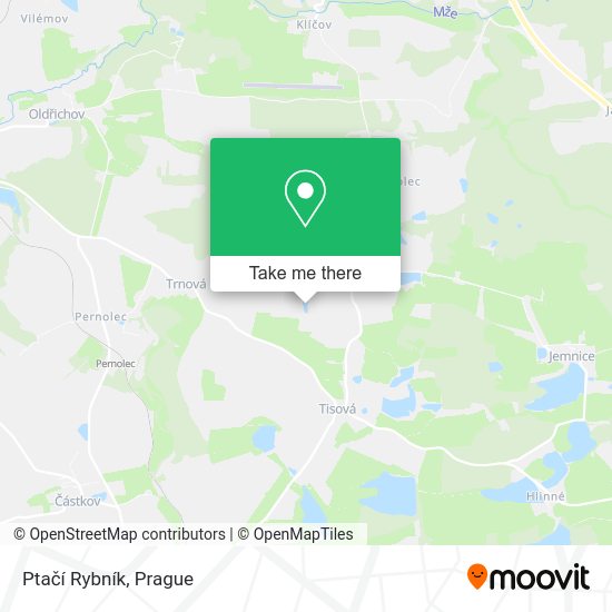 Ptačí Rybník map
