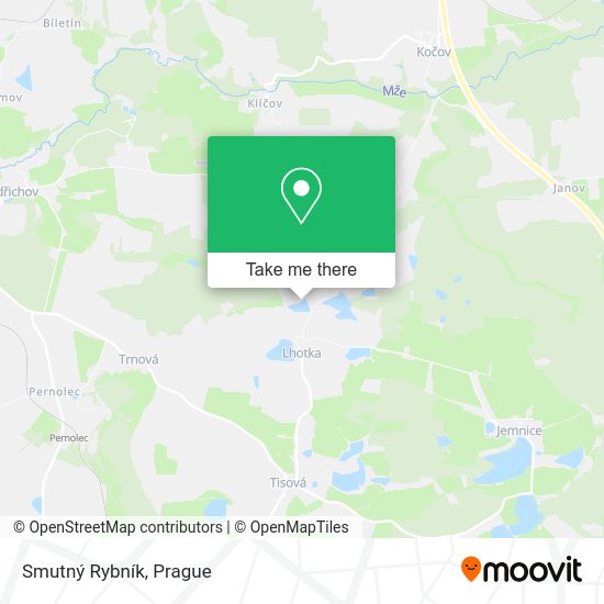 Smutný Rybník map