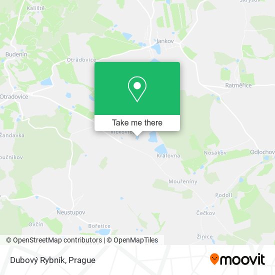 Dubový Rybník map