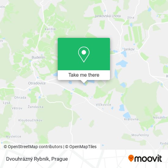 Dvouhrázný Rybník map