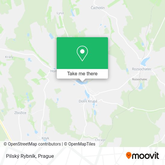 Pilský Rybník map
