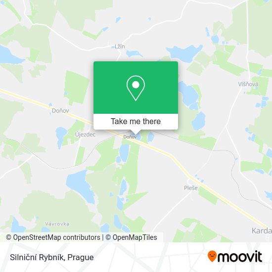 Silniční Rybník map